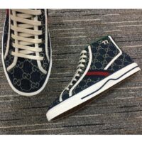 Gucci Unisex Gucci Tennis 1977 Sneaker Navy Rubber Sole Flat 2 Cm Heel (3)