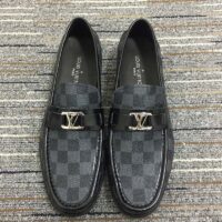 Louis Vuitton LV Men Major Loafer Damier Canvas Graphite Moccasin LV Initials (10)