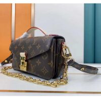 Louis Vuitton LV Women Pochette Métis East West Bag Brown Monogram Coated Canvas (2)