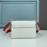 Louis Vuitton LV Women Twist MM Lemon Handbag White Epi Grained Cowhide (3)