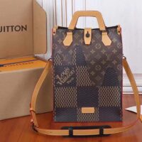 Louis Vuitton Unisex LV Christopher Handbag Brown Giant Damier Ebene Monogram Coated Canvas (2)