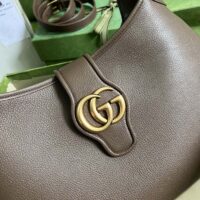 Gucci Women Aphrodite Medium Shoulder Bag Brown Soft Leather (1)