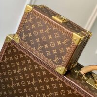 Louis Vuitton LV Unisex Coffret Treasure 24 Brown Monogram Canvas Microfiber Lining