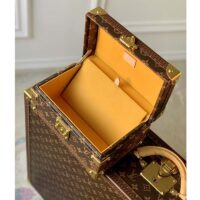 Louis Vuitton LV Unisex Coffret Treasure 24 Brown Monogram Canvas Microfiber Lining