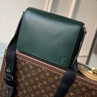 Louis Vuitton LV Unisex District PM Bag Epicea Taiga Cowhide Leather (1)