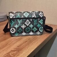 Louis Vuitton LV Women Archy Messenger MM Bag Graffiti Green Monogram Coated Canvas (10)