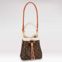 Louis Vuitton LV Women NéoNoé BB Bucket Bag Monogram Coated Canvas Shearling (1)