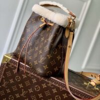 Louis Vuitton LV Women NéoNoé BB Bucket Bag Monogram Coated Canvas Shearling (1)