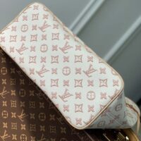 Louis Vuitton LV Women Neverfull MM Tote Bag Beige Monogram Coated Canvas (3)