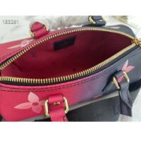 Louis Vuitton LV Women Papillon BB Handbag Midnight Fuchsia Monogram Coated Canvas (9)