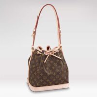 Louis Vuitton LV Women Petit Noé Bucket Bag Monogram Coated Canvas Cowhide Leather (2)