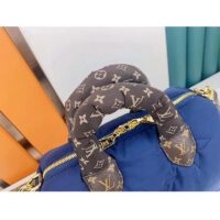 Louis Vuitton LV Women Pillow Speedy Bandoulière 25 Handbag Navy Blue Monogram Coated Canvas (2)