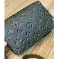 Louis Vuitton LV Women Steamer Wearable Wallet Black Embossed Cowhide Leather (4)