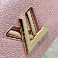 Louis Vuitton LV Women Twist PM Handbag Pink Grained Calfskin Leather (1)