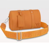 Louis Vuitton Unisex City Keepall Bag Saffron Yellow LV Aerogram Cowhide Leather (1)