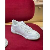 Dior Women CD Dior One Sneaker White Gold-Tone Dior Oblique Perforated Calfskin (7)