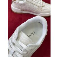 Dior Women CD Dior One Sneaker White Gold-Tone Dior Oblique Perforated Calfskin (7)