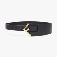 Fendi Women Black Leather Belt (1)