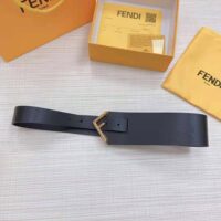 Fendi Women Black Leather Belt (1)