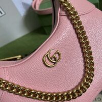 Gucci Women GG Aphrodite Small Shoulder Bag Light Pink Soft Leather Double G (1)