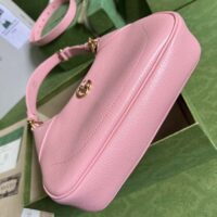 Gucci Women GG Aphrodite Small Shoulder Bag Light Pink Soft Leather Double G (1)