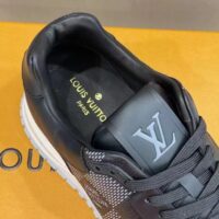 Louis Vuitton LV Unisex Run Away Sneaker Black Maxi Damier Embossed Grained Calf (11)