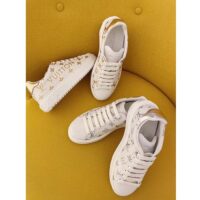 Louis Vuitton LV Unisex Time Out Sneaker Silver Monogram Debossed Calf Leather (6)