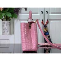 Louis Vuitton LV Women Capucines BB Handbag Pink Crocodilien Brillant Savoir Faire (8)