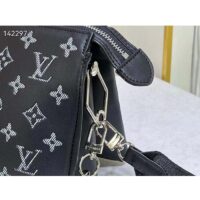 Louis Vuitton LV Women Coussin MM Handbag Black Gray Lambskin (8)