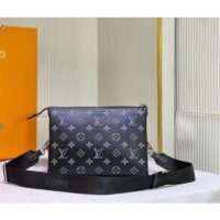 Louis Vuitton LV Women Coussin MM Handbag Black Gray Lambskin (8)