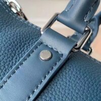 Louis Vuitton Unisex Keepall XS Travel Bag Blue Aerogram Cowhide Leather (2)