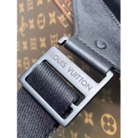 Louis Vuitton Unisex LV Aerogram Takeoff Sling Black Grained Calf Leather (12)