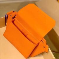 Louis Vuitton Unisex LV Aerogram Takeoff Sling Saffron Yellow Cowhide Leather (15)