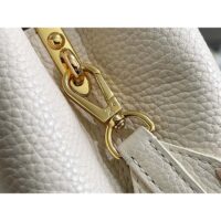 Louis Vuitton LV Women Capucines BB Handbag Cream Beige Pearly Pink Taurillon Leather (1)