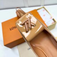 Louis Vuitton LV Women Shake Slingback Pump Brown Pat