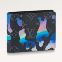 Louis Vuitton LV Unisex Multiple Wallet Sunrise Monogram Eclipse Coated Canvas (7)