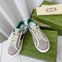 Louis Vuitton LV Unisex Tennis 1977 Jumbo GG Sneaker Beige Lilac Jumbo GG Canvas (1)