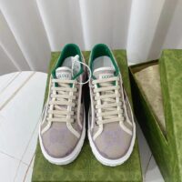 Louis Vuitton LV Unisex Tennis 1977 Jumbo GG Sneaker Beige Lilac Jumbo GG Canvas (1)