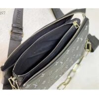 Louis Vuitton LV Women Coussin BB Handbag Black Glass Beads Polyester Satin (3)