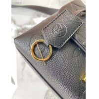 Louis Vuitton LV Women Madeleine BB Handbag Black Monogram Empreinte Grained Cowhide (7)