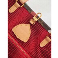 Louis Vuitton Unisex LVxYK OnTheGo MM Monogram Coated Canvas 3D Painted Dots Print (1)