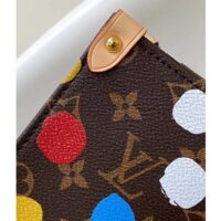 Louis Vuitton Unisex LVxYK OnTheGo MM Monogram Coated Canvas 3D Painted Dots Print (1)