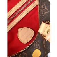 Louis Vuitton Unisex LVxYK Speedy Bandoulière 25 Monogram Coated Canvas 3D Painted Dots Print (11)