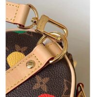 Louis Vuitton Unisex LVxYK Speedy Bandoulière 25 Monogram Coated Canvas 3D Painted Dots Print (11)