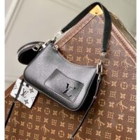 Louis Vuitton Women LV Marellini Handbag Black Epi Grained Cowhide Leather (1)