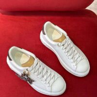 Louis Vuitton Women LV Time Out Sneaker Ecru Beige Mix Materials Monogram Flower (2)