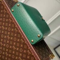 Louis Vuitton LV Women Capucines BB Menthe Mint Ostrich Leather Monogram Flower (3)