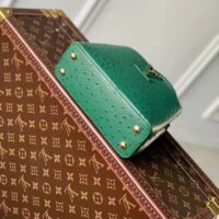 Louis Vuitton LV Women Capucines Mini Menthe Mint Ostrich Leather Monogram Flower (9)