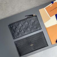 Louis Vuitton LV Women Félicie Pochette Black Monogram Empreinte Embossed Supple Grained Cowhide (2)