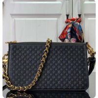 Louis Vuitton LV Women Lexington Pouch Black Monogram-Embossed Calf Leather (2)